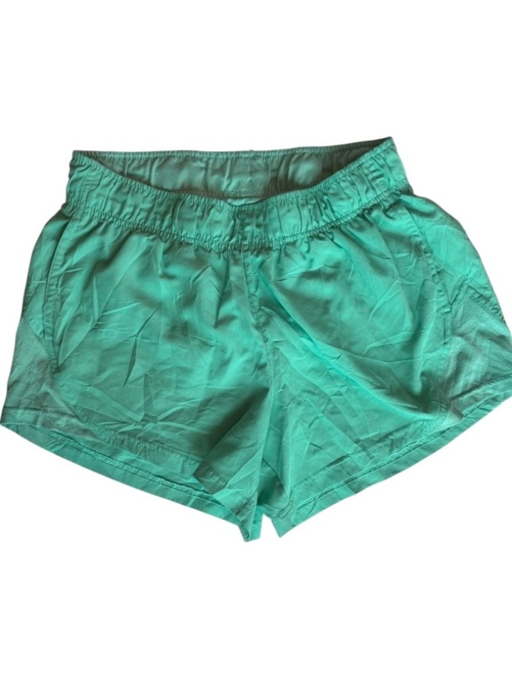 woman athletic short size M Light green